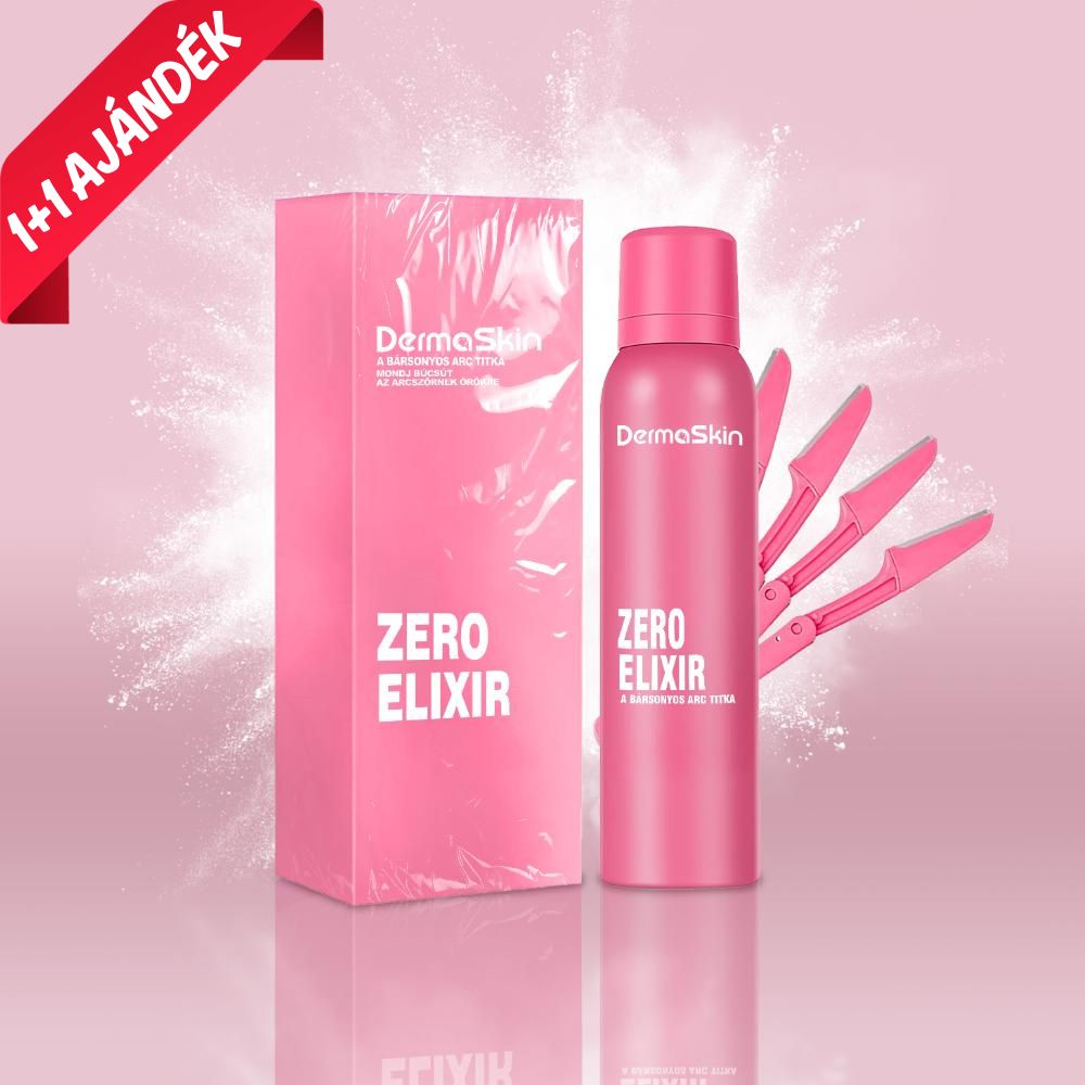 1+1 Ajándék Zero Elixir - A Bársonyos Arc Titka (Mondj Búcsút Az Arcszőrnek Örökre)