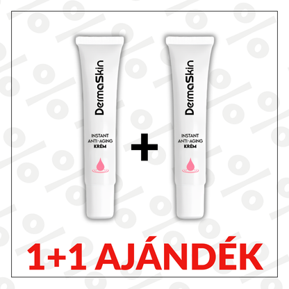 1+1 db Ajándék Instant Ránctalanító Krém (Percek alatt eltünteti a ráncokat, karikákat, puffadást és a szarkalábat)