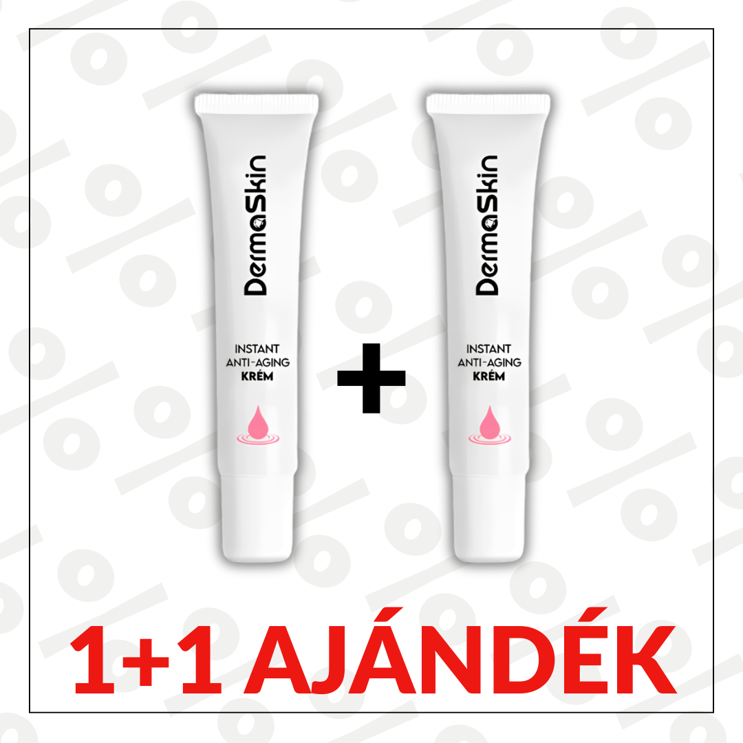 1+1 db Instant Ránctalanító Krém (Percek alatt eltünteti a ráncokat, karikákat, puffadást és a szarkalábat)