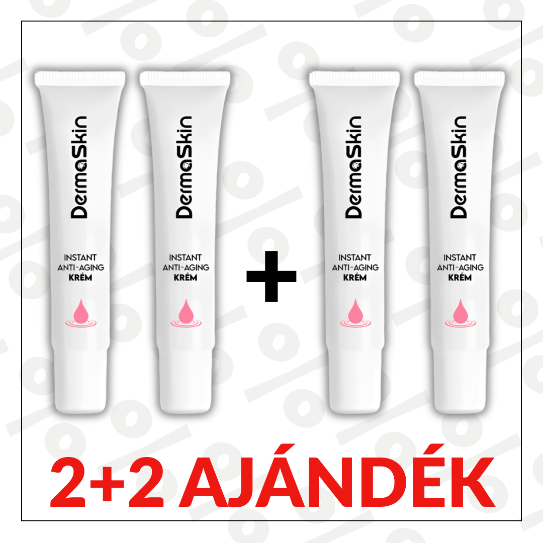 2+2 db Instant Ránctalanító Krém (Percek alatt eltünteti a ráncokat, karikákat, puffadást és a szarkalábat)
