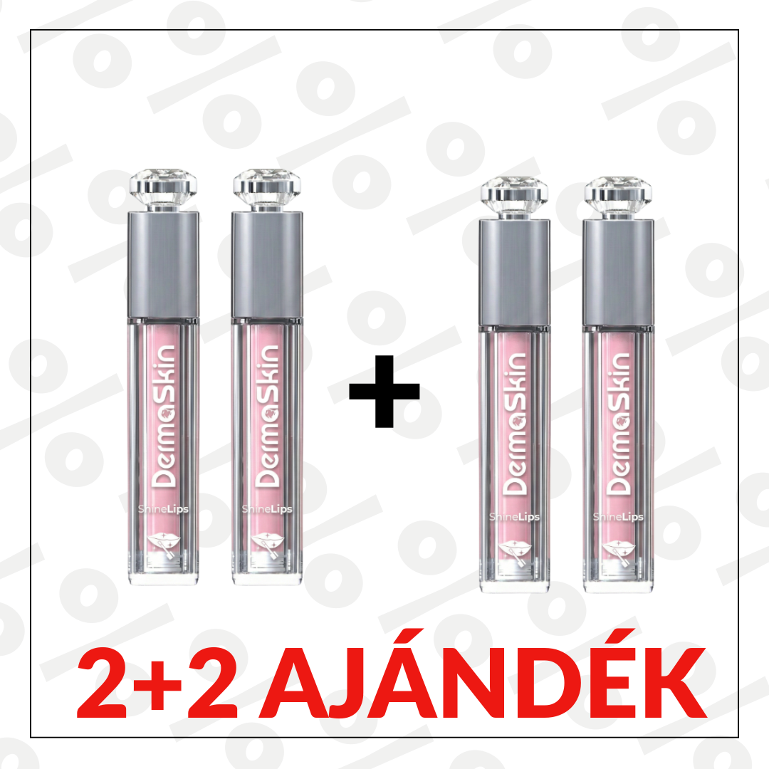 2+2 Ajándék ShineLips - Extrém Ajakdúsító Szájfény (Fájdalom És Csípő Érzés Nélkül Dúsítja Ajkaid)
