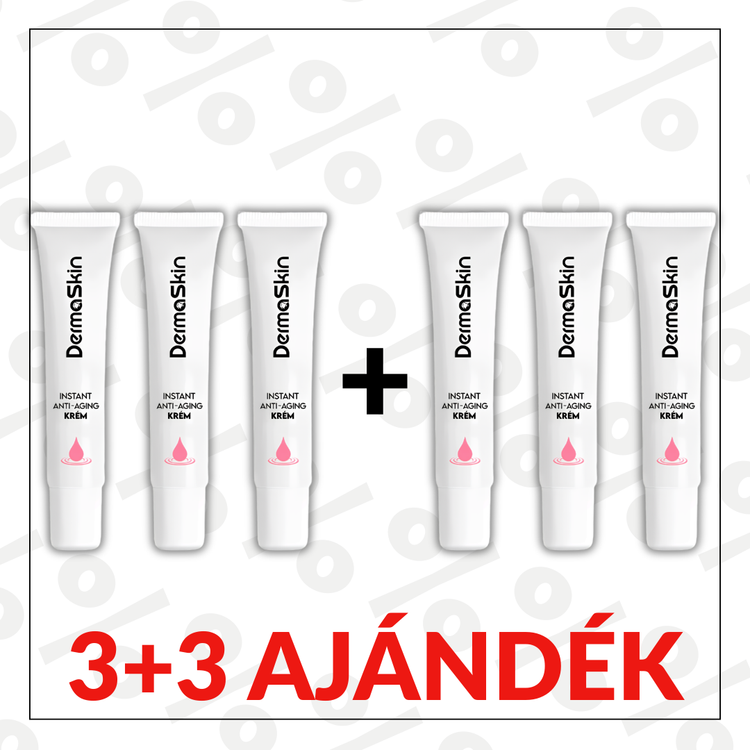 3+3 db Instant Ránctalanító Krém (Percek alatt eltünteti a ráncokat, karikákat, puffadást és a szarkalábat)