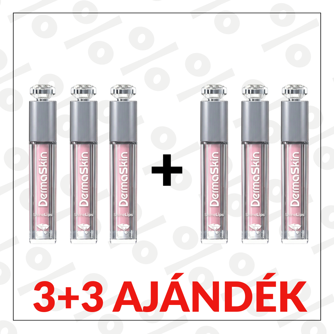 3+3 Ajándék ShineLips - Extrém Ajakdúsító Szájfény (Fájdalom És Csípő Érzés Nélkül Dúsítja Ajkaid)