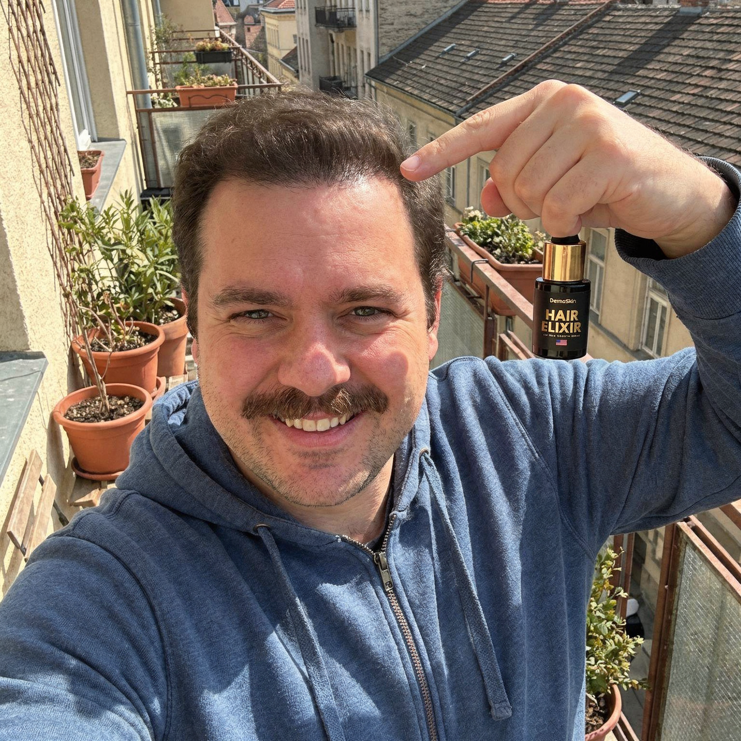 4db USA Hair Elixir Férfiaknak - Extrém Hatékonyan Beindítja A Hajnövekedést & Megállítja A Hajhullást