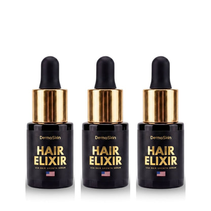 3db USA Hair Elixir - Extrém Hatékonyan Beindítja A Hajnövekedést & Megállítja A Hajhullást (Nőknek)