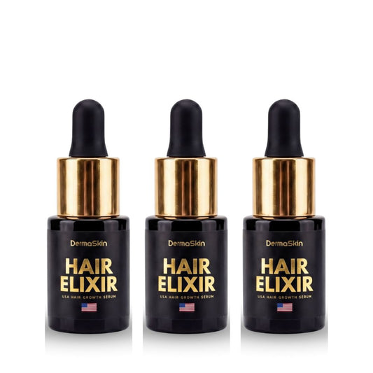 3db USA Hair Elixir - Extrém Hatékonyan Beindítja A Hajnövekedést & Megállítja A Hajhullást (Nőknek)