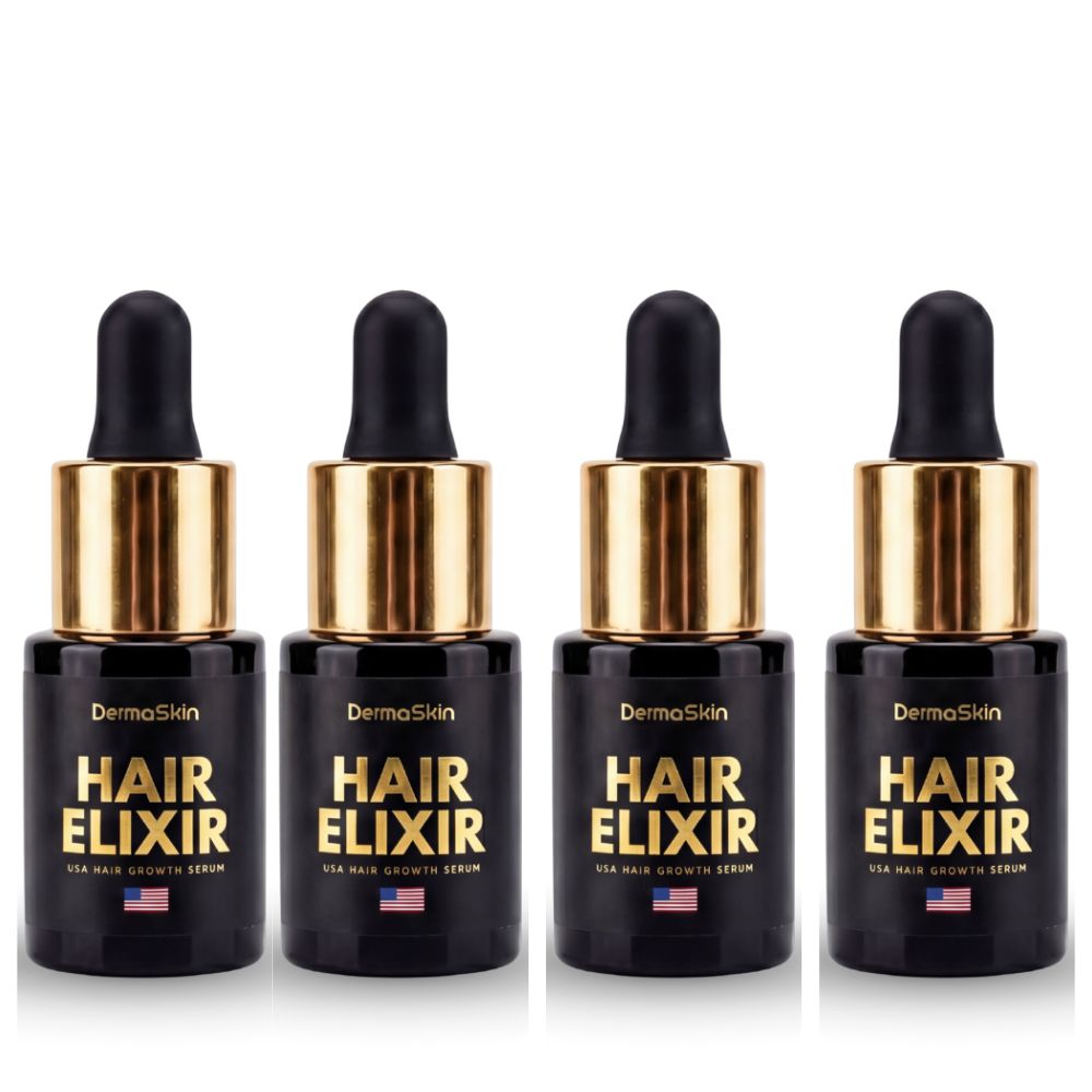4db USA Hair Elixir - Extrém Hatékonyan Beindítja A Hajnövekedést & Megállítja A Hajhullást (Nőknek)