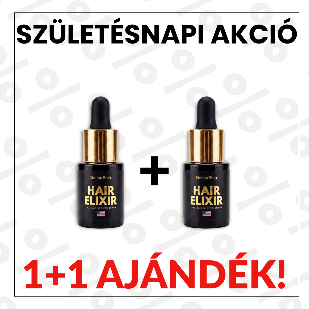 1+1 Ajándék USA Hair Elixir Férfiaknak - Extrém Hatékonyan Beindítja A Hajnövekedést & Megállítja A Hajhullást