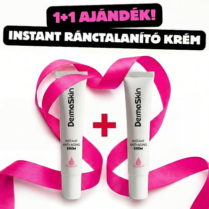 1+1 db Ajándék Instant Ránctalanító Krém (Percek alatt eltünteti a ráncokat, karikákat, puffadást és a szarkalábat)